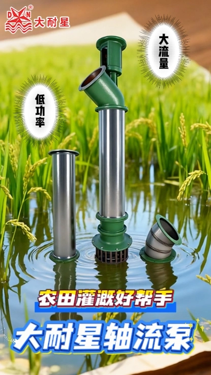 铸铁/不锈钢轴流泵-农田灌溉好帮手、防洪排涝、城市排水
